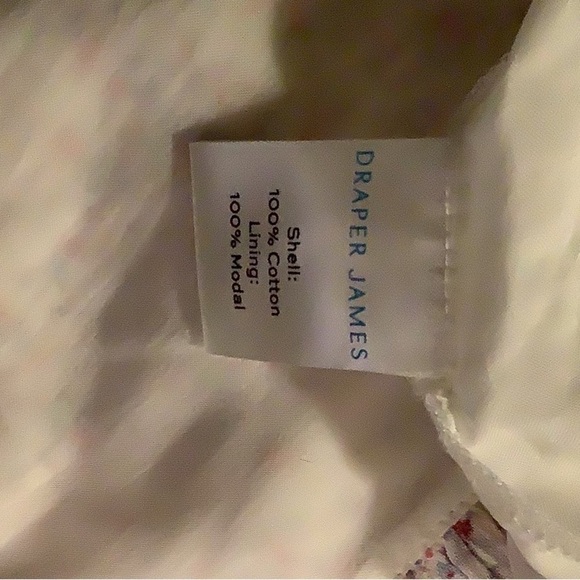 NWOT Draper James Plus Size Size 1 X Pink Flower Print Midi Dress - Picture 9 of 13